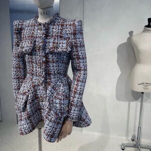 Lithuanian designer MOLCI tweed jacket